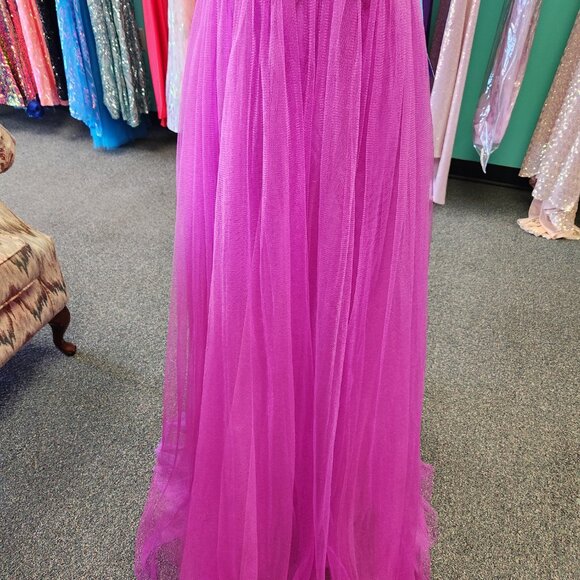 Blush 9410 Magenta Size 2 Prom Dress/Formal Gown - Picture 3 of 8